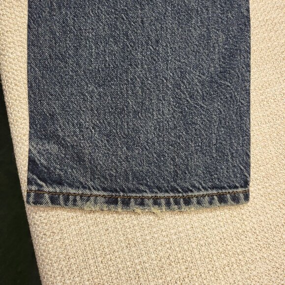 Modern American Womens Straight Leg High-Waisted Blue Denim Jeans Size 26 NWT - Picture 14 of 16